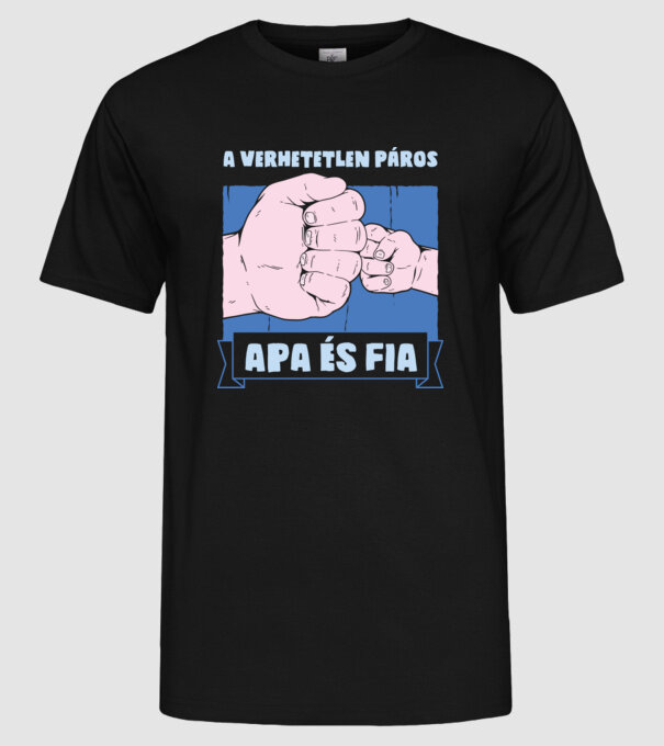  minta fekete pólón