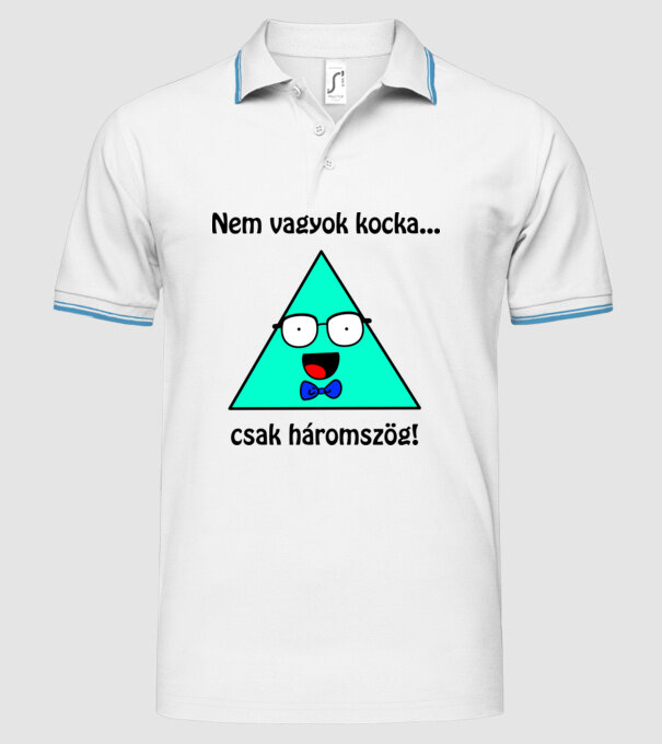  minta fehér pólón