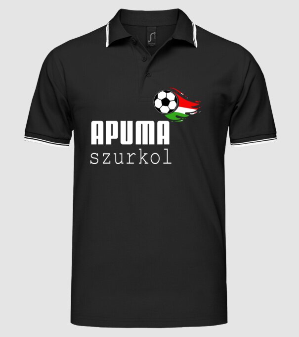  minta fekete pólón