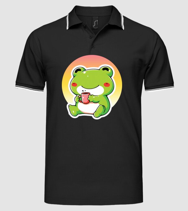  minta fekete pólón