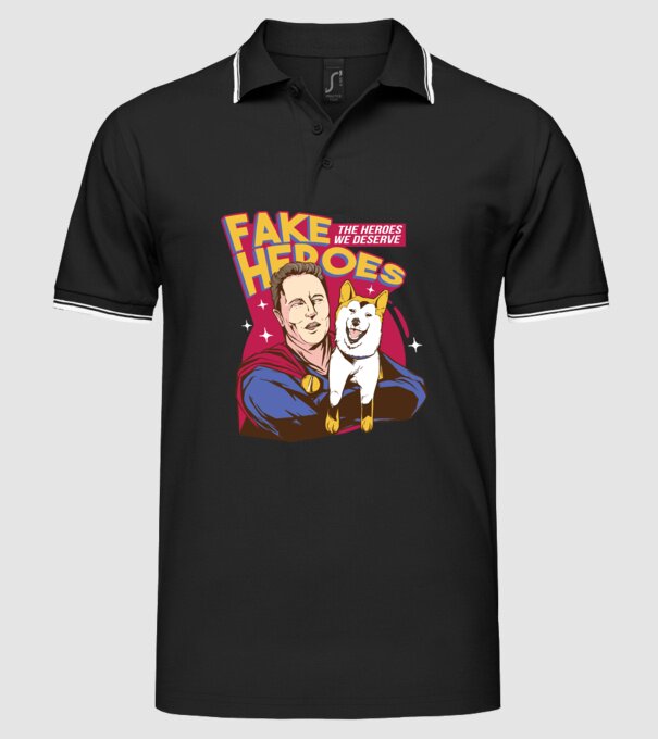  minta fekete pólón