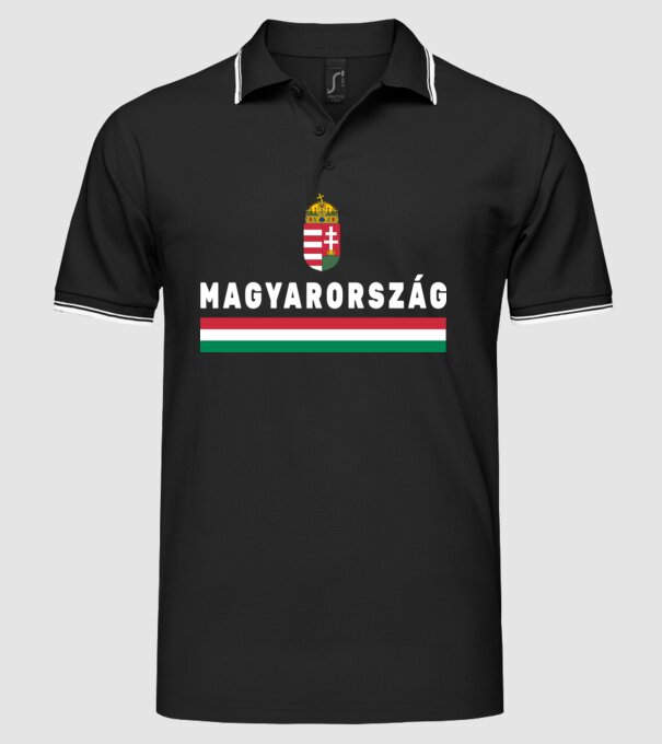  minta fekete pólón
