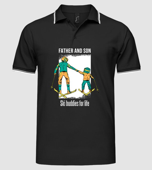  minta fekete pólón