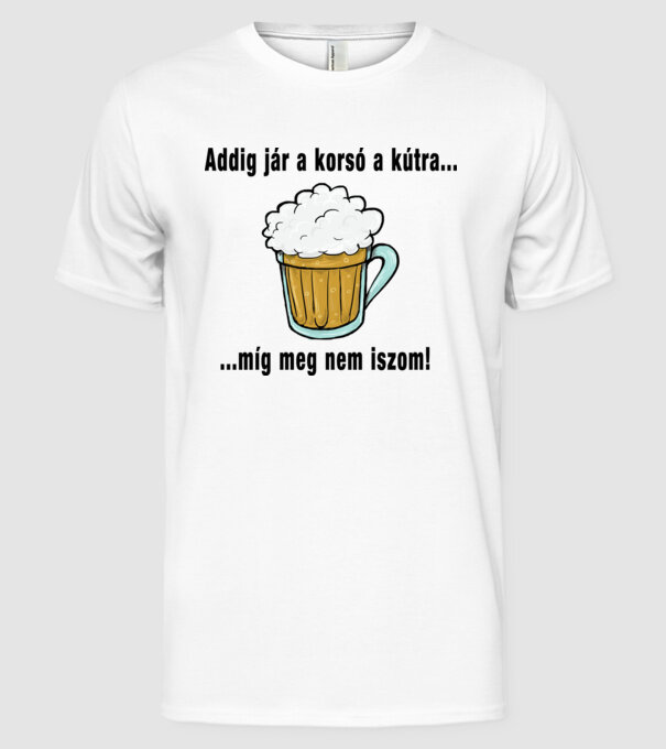  minta fehér pólón