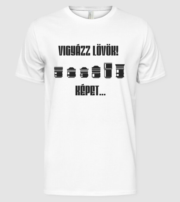  minta fehér pólón