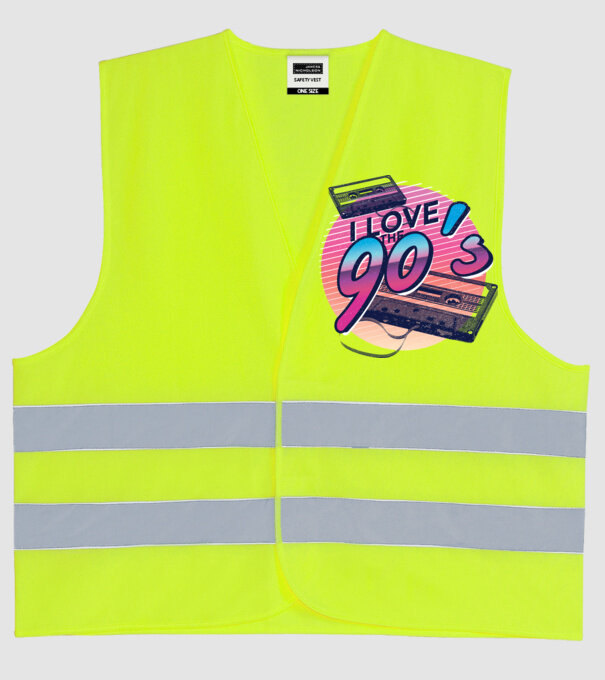  minta neonsárga pólón