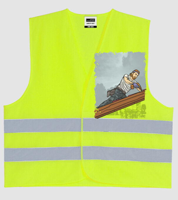  minta neonsárga pólón