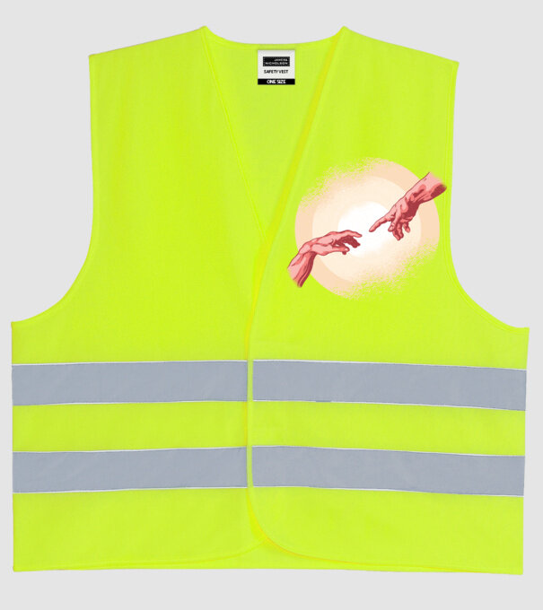  minta neonsárga pólón