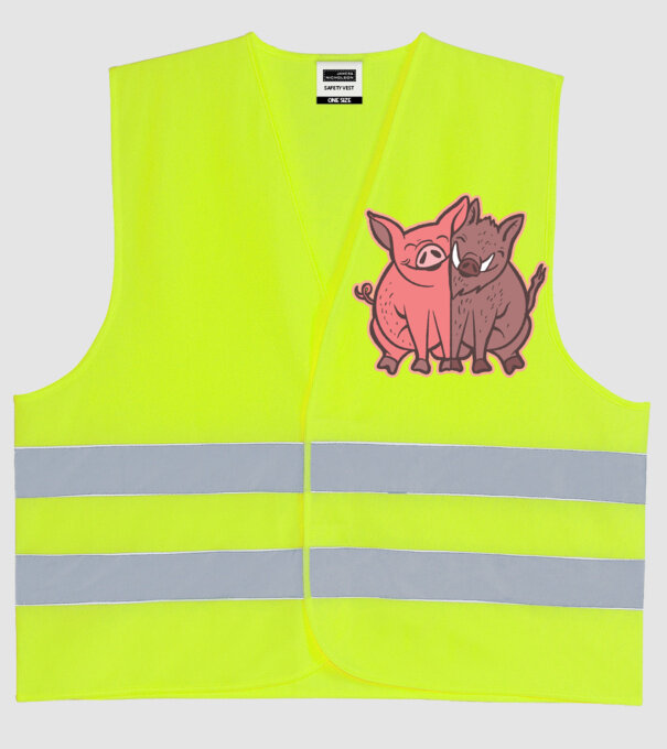  minta neonsárga pólón