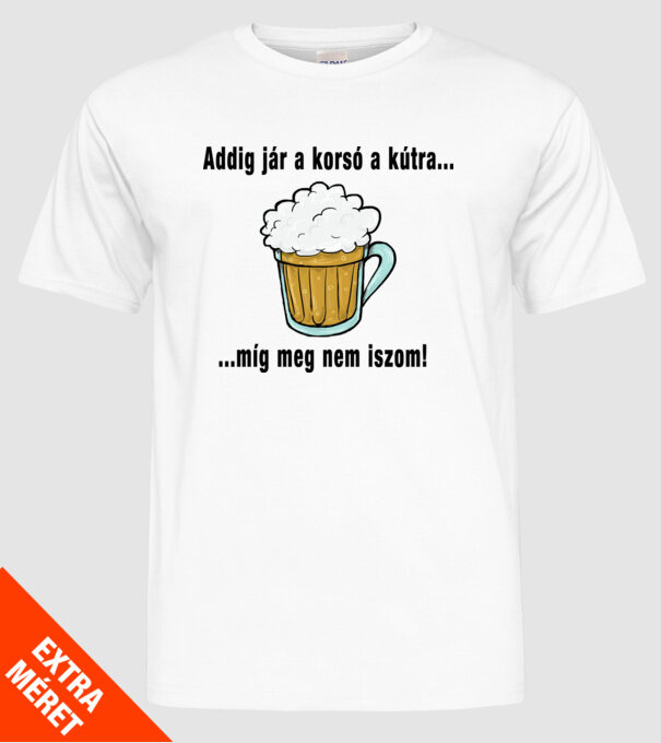  minta fehér pólón