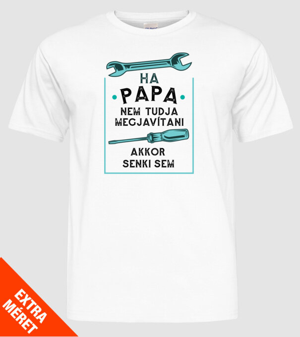  minta fehér pólón