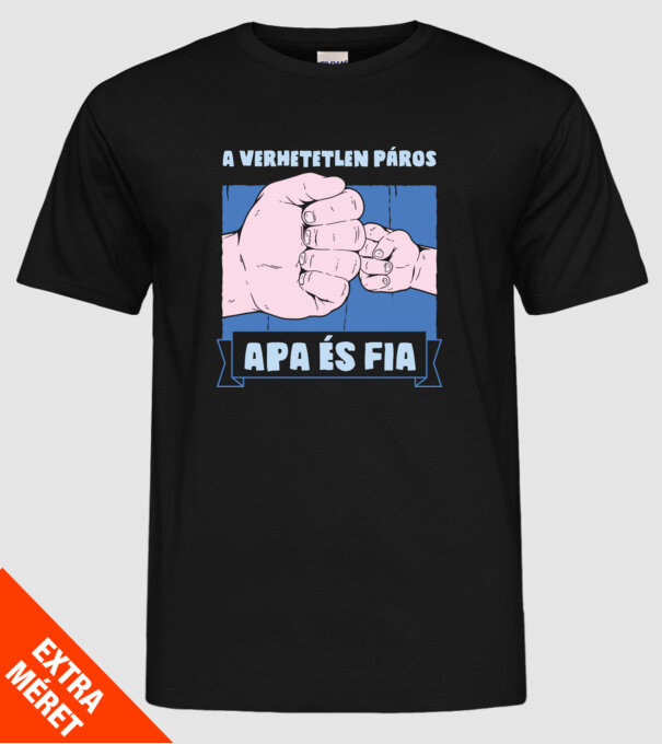  minta fekete pólón