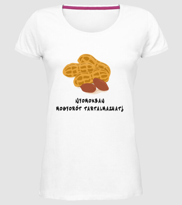  minta fehér pólón