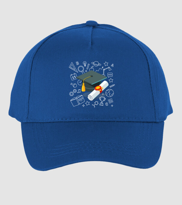  minta királykék pólón