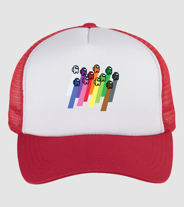 minta fehér/piros pólón