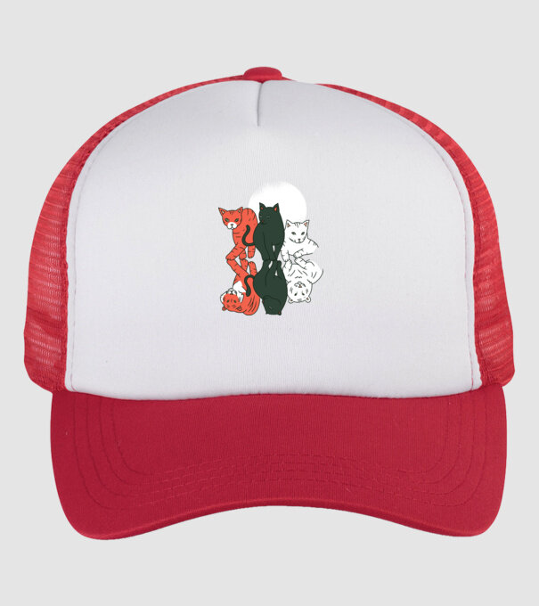  minta fehér/piros pólón