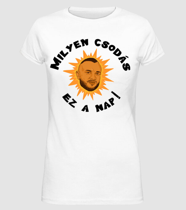  minta fehér pólón