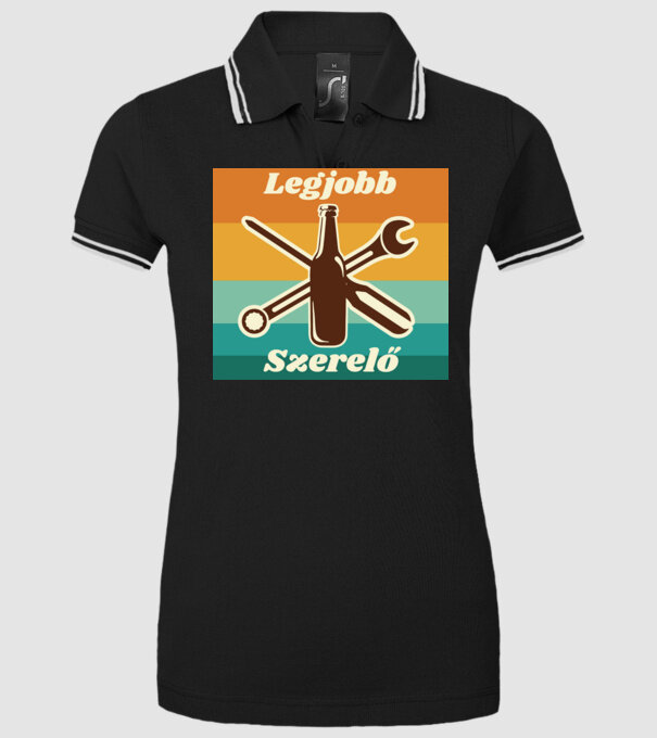  minta fekete pólón
