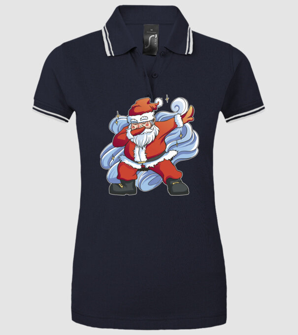  minta sötétkék pólón