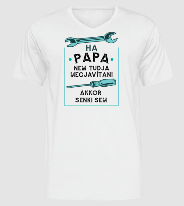  minta fehér pólón