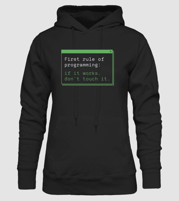  minta fekete pólón