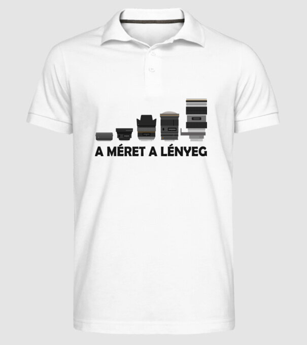  minta fehér pólón