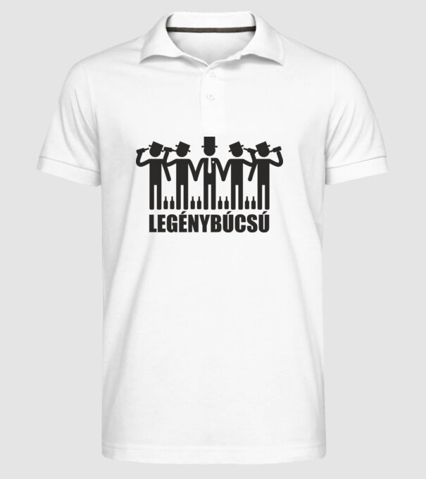  minta fehér pólón