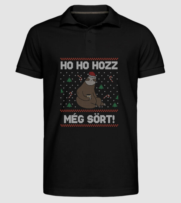  minta fekete pólón