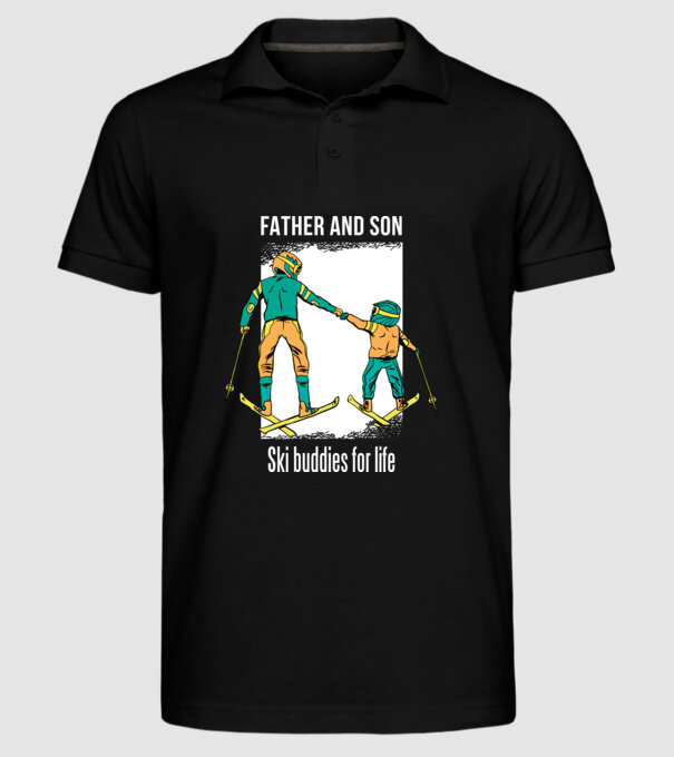  minta fekete pólón