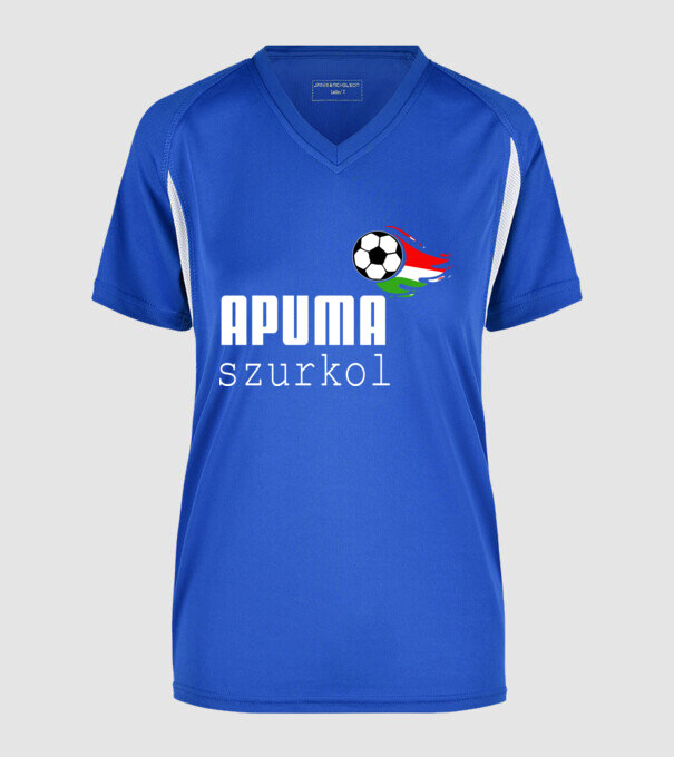  minta királykék pólón